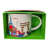 Starbucks You Are Here Series Paris Ceramic Mug, 14 Oz