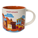 Starbucks You Are Here Series Perpignan Ceramic Mug, 14 Oz