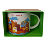 Starbucks You Are Here Series Perpignan Ceramic Mug, 14 Oz