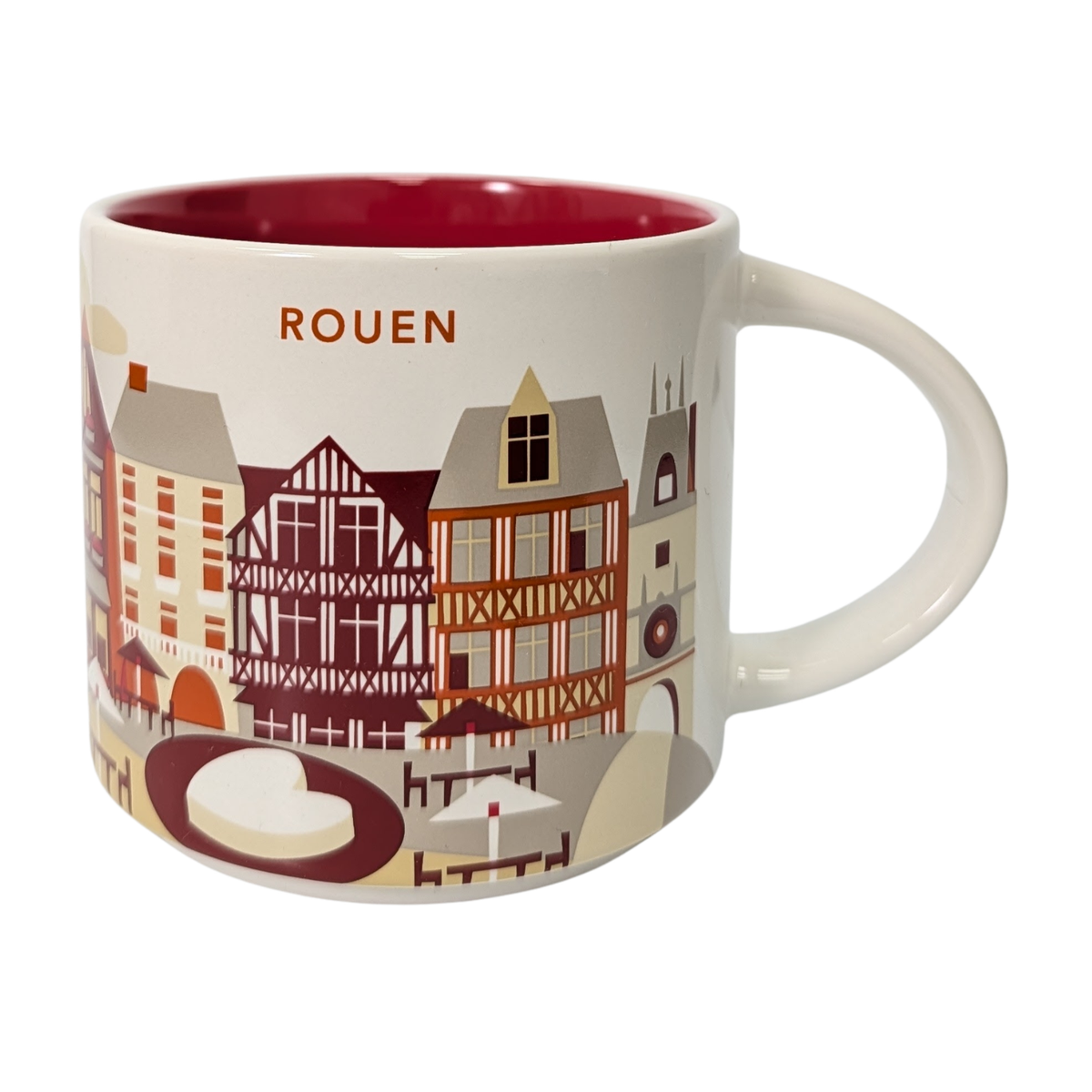 Starbucks You Are Here Series Rouen Ceramic Mug, 14 Oz