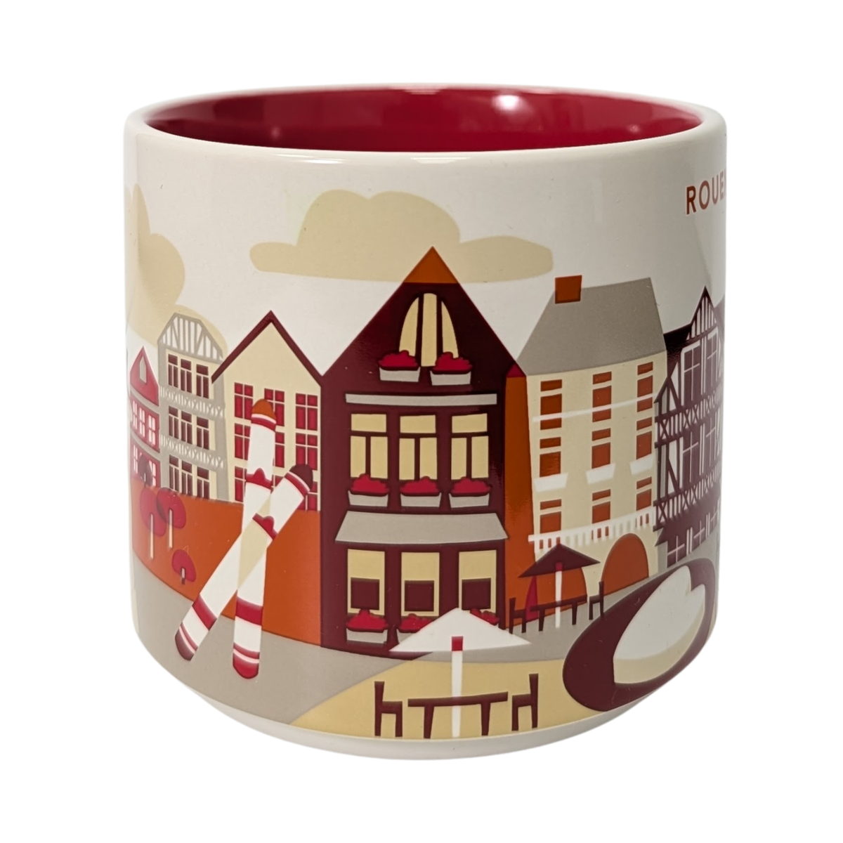 Starbucks You Are Here Series Rouen Ceramic Mug, 14 Oz