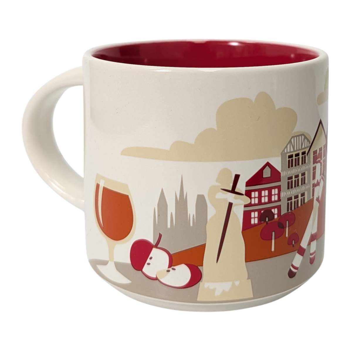 Starbucks You Are Here Series Rouen Ceramic Mug, 14 Oz