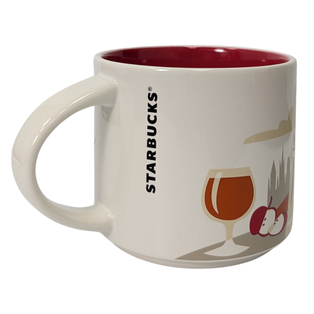 Starbucks You Are Here Series Rouen Ceramic Mug, 14 Oz