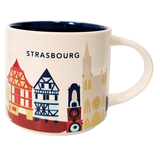 Starbucks You Are Here Series Strasbourg Ceramic Mug, 14 Oz