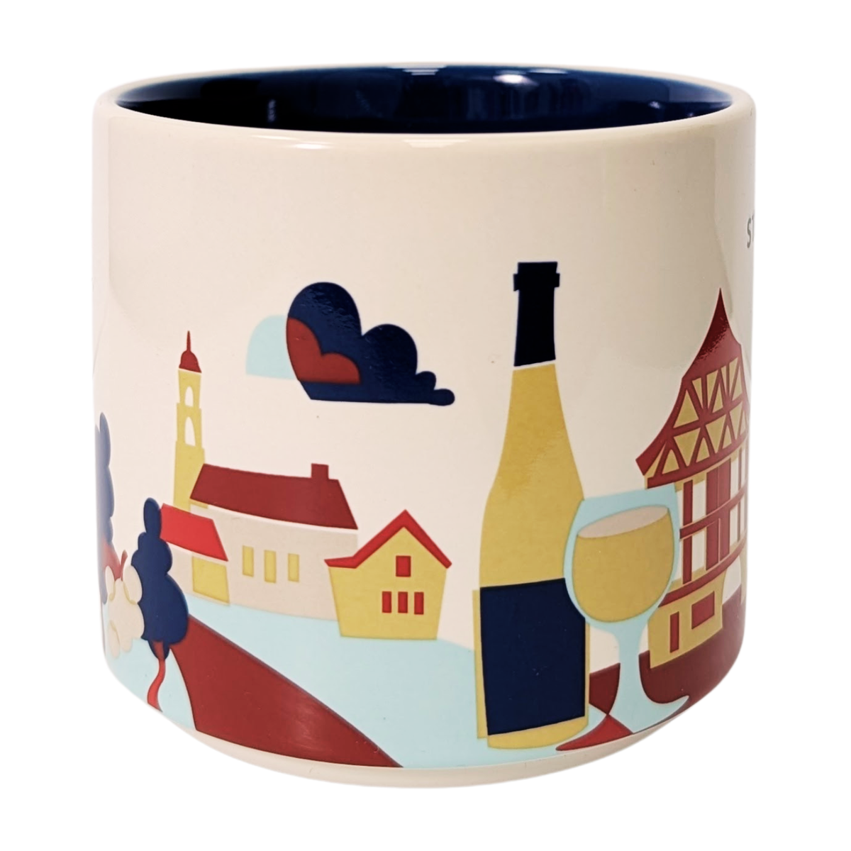 Starbucks You Are Here Series Strasbourg Ceramic Mug, 14 Oz