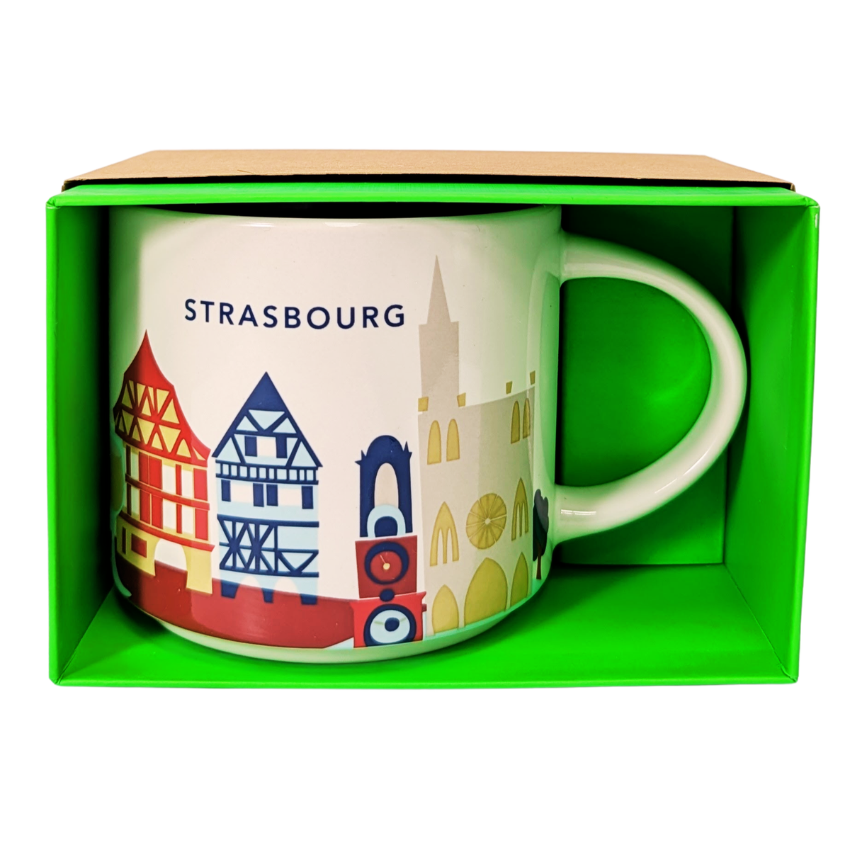Starbucks You Are Here Series Strasbourg Ceramic Mug, 14 Oz