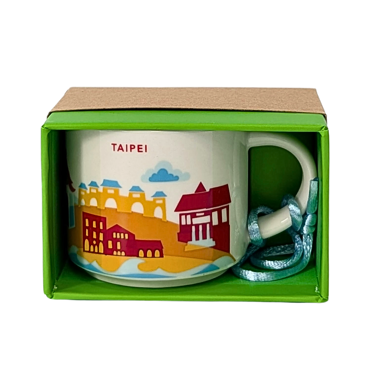 Starbucks Discovery Series Taipei Ceramic Demitasse Ornament Mug, 2 Oz