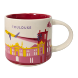 Starbucks You Are Here Series Toulouse Ceramic Mug, 14 Oz