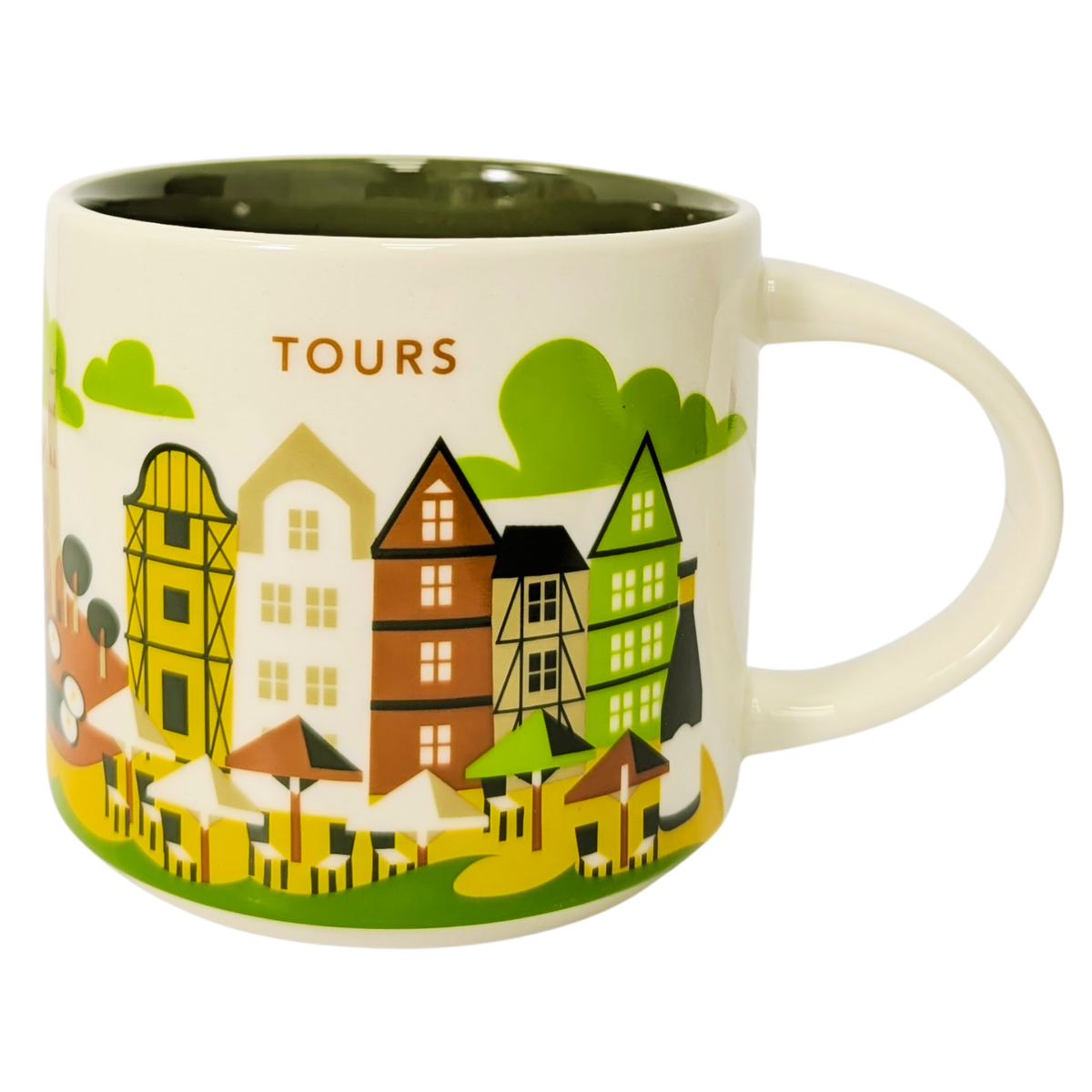 Starbucks You Are Here Series Tours Ceramic Mug, 14 Oz
