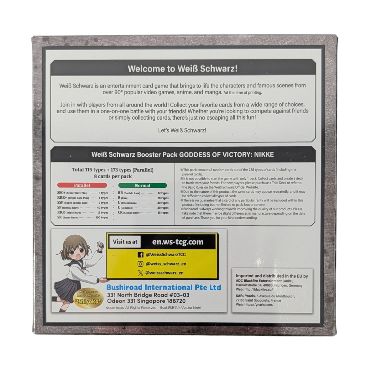 Weiss Schwarz Goddess of Victory: Nikke Booster Box