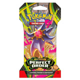 Pokemon ME3 Perfect Order Art Set | 4 Sleeved Booster Packs (One of Each Artwork)