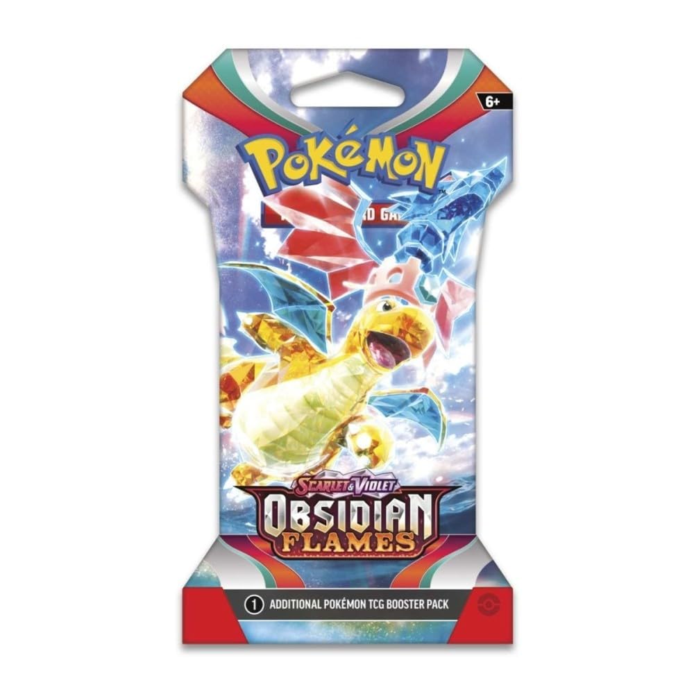 Pokemon Scarlet & Violet Obsidian Flames | 6 Sleeved Booster Packs