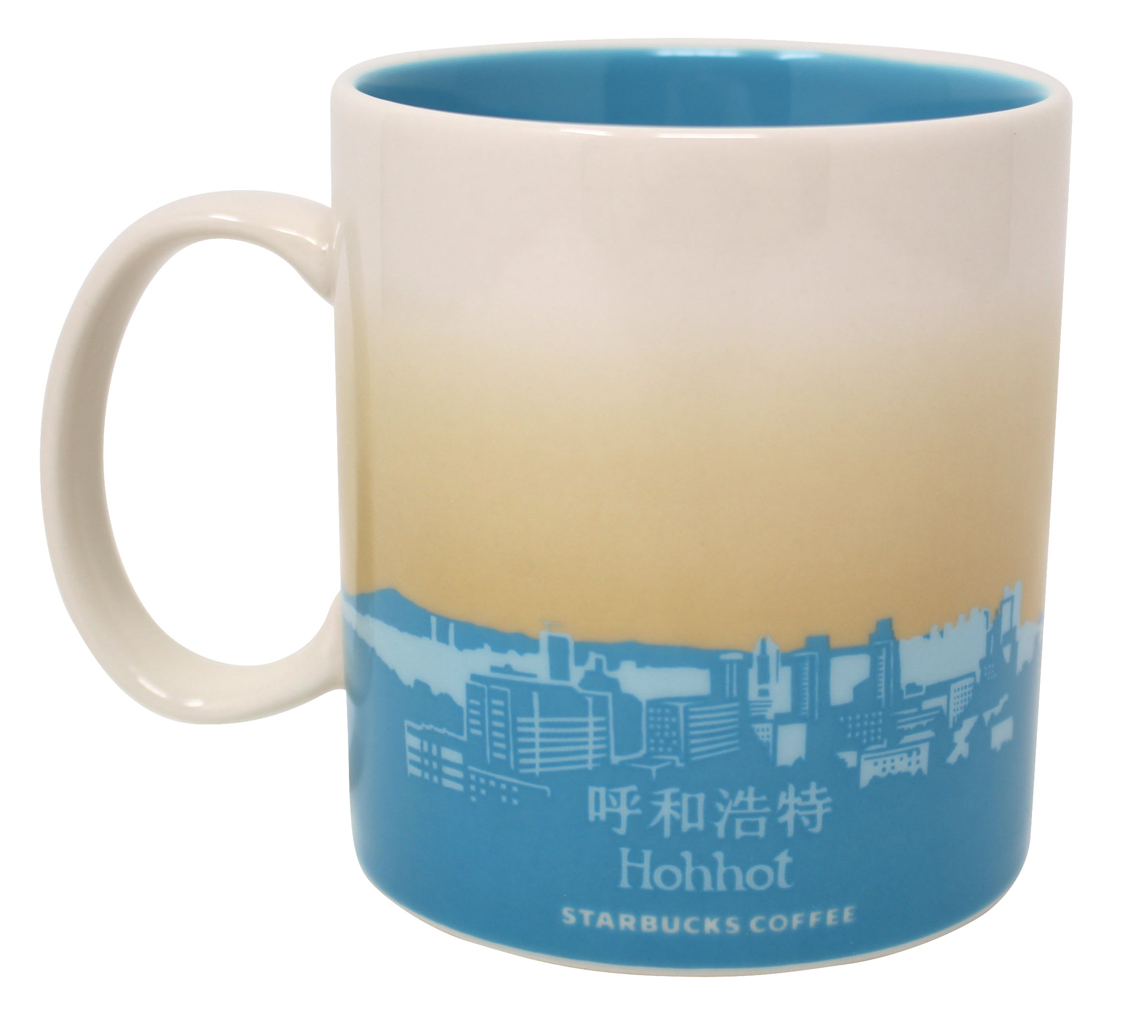 Starbucks Global Icon Series Hohhot Ceramic Mug, 16 Oz