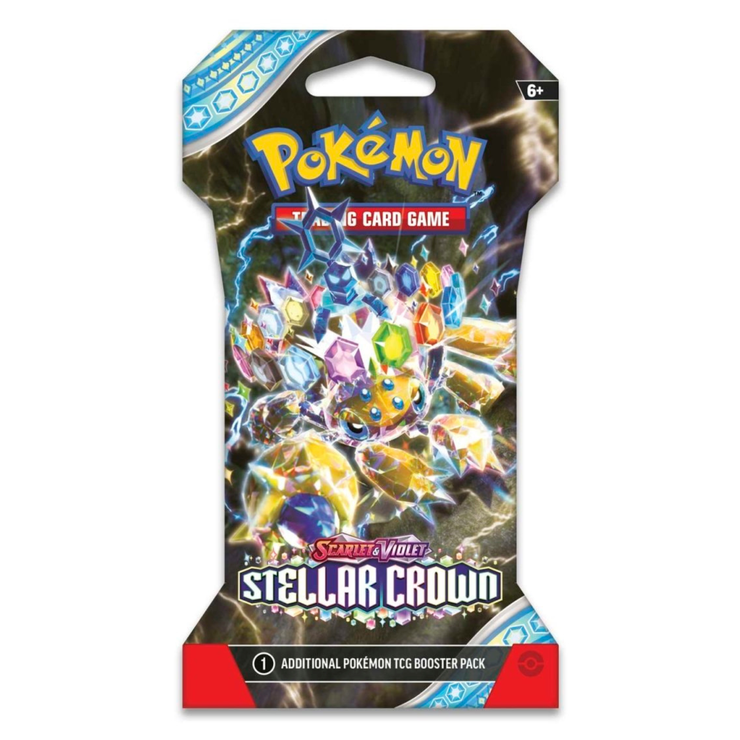 Pokemon Scarlet & Violet Stellar Crown | 4 Sleeved Boosters Packs (Artwork Pack)