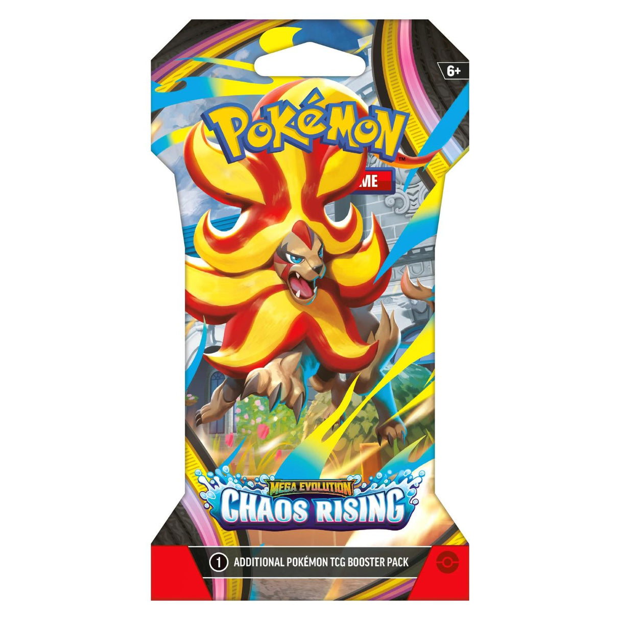 Pokemon ME4 Mega Evolution Chaos Rising Sleeved Booster Pack | Mega Pyroar