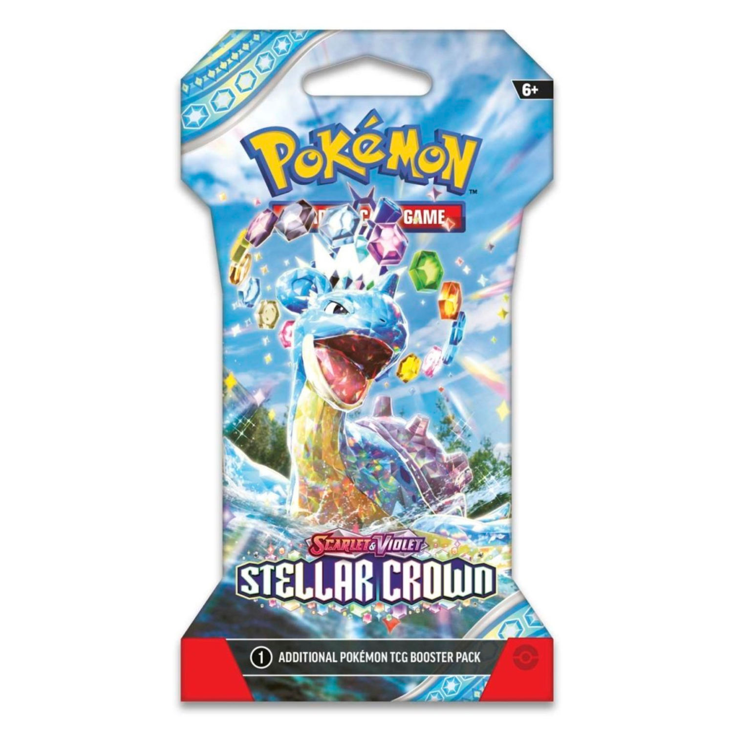 Pokemon Scarlet & Violet Stellar Crown | 4 Sleeved Boosters Packs (Artwork Pack)