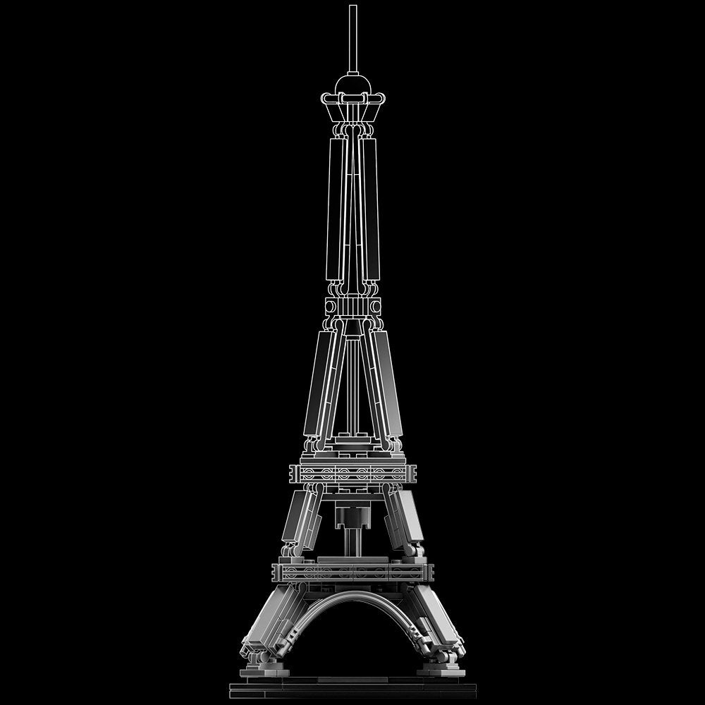 LEGO Architecture 21019 The Eiffel Tower (Like New, Open Box)