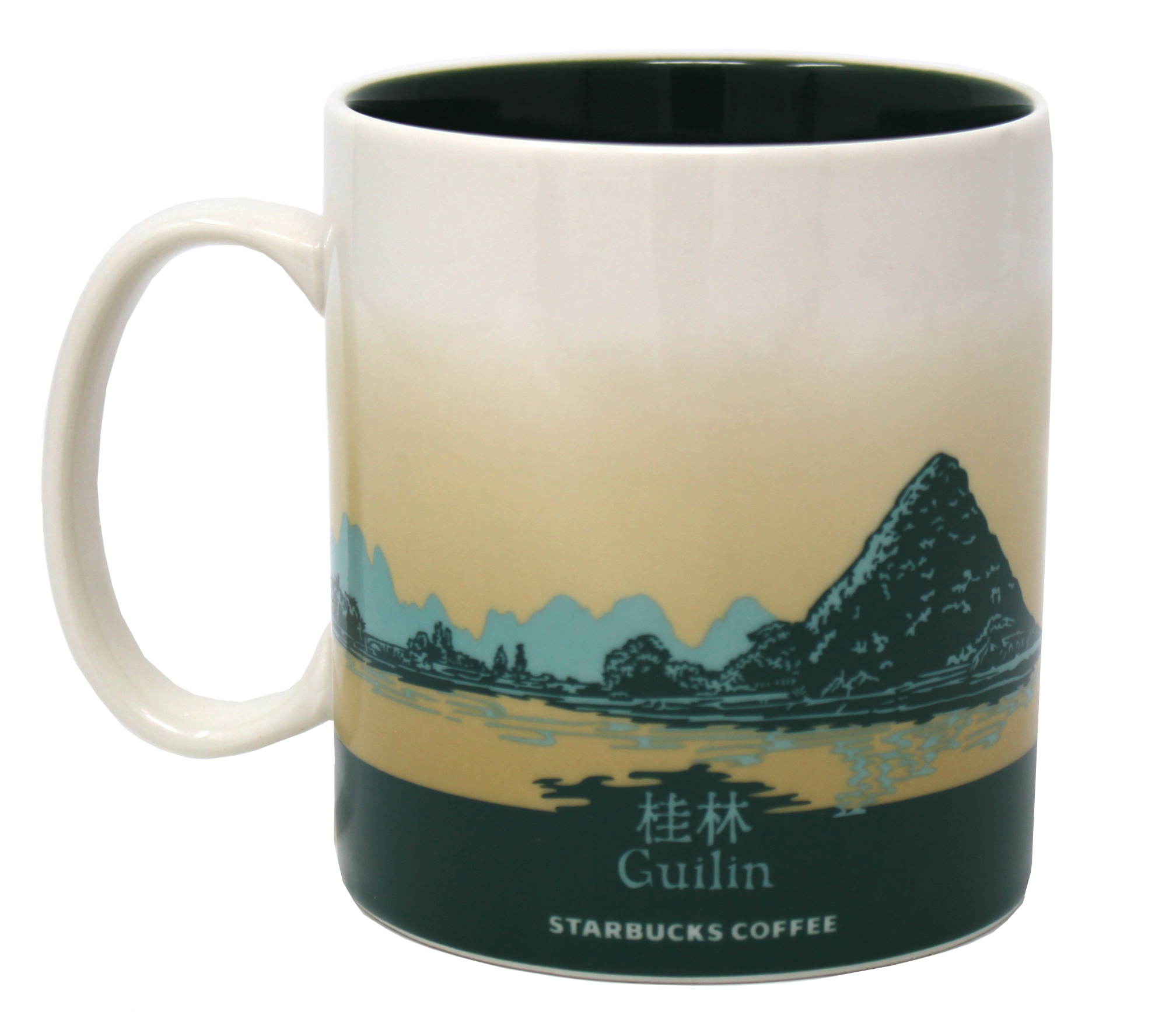 Starbucks Global Icon Series Guilin Ceramic Mug, 16 Oz