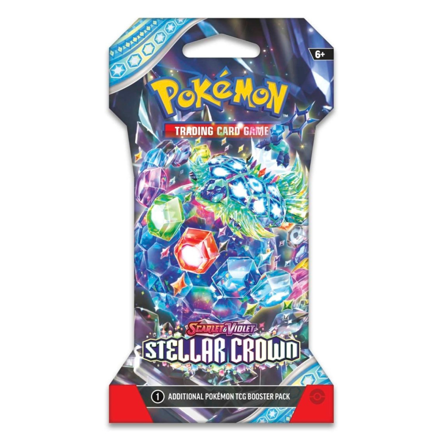 Pokemon Scarlet & Violet Stellar Crown | 4 Sleeved Boosters Packs (Artwork Pack)