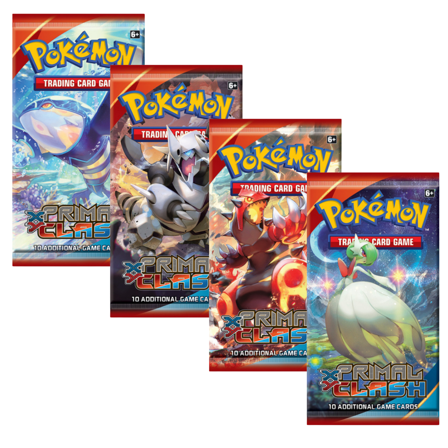Pokemon XY Primal Clash Booster Pack | 4 Booster Packs (One of Each Ar BlueProton Pokemon XY Primal Clash Booster Pack | 4 Booster Packs (One of Each Ar BlueProton