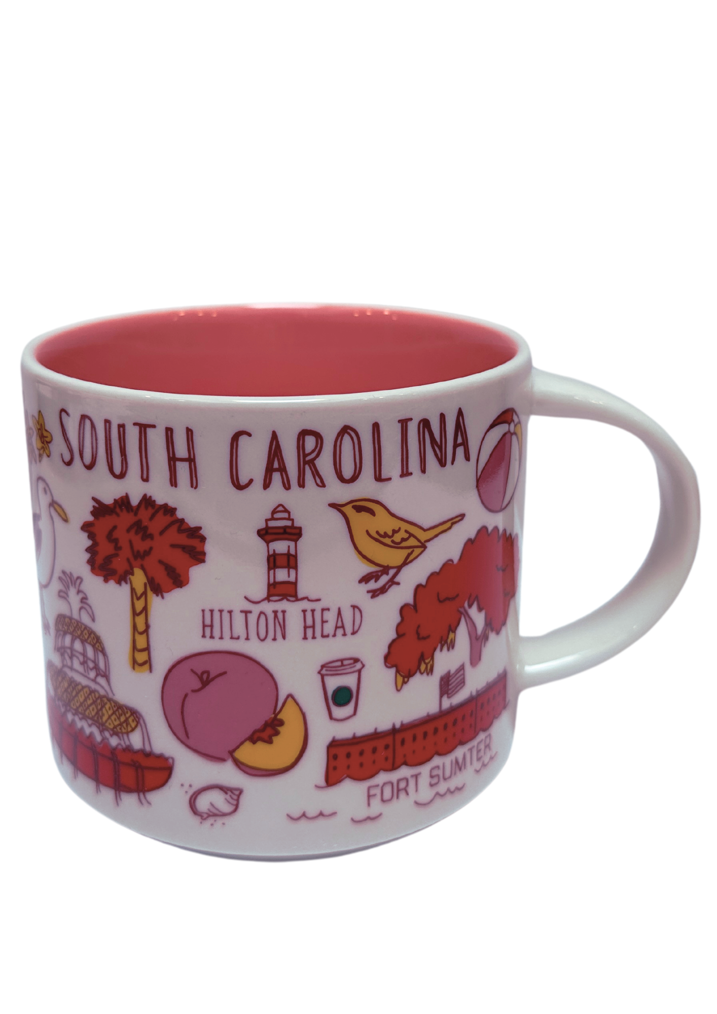 Starbucks Been There Series South Carolina Ceramic Mug, 14 Oz