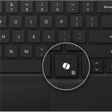 Microsoft Surface Pro Keyboard Without Pen Storage for Surface Pro Copilot+ (11th Edition), Pro 10, 9, 8, and X, Black
