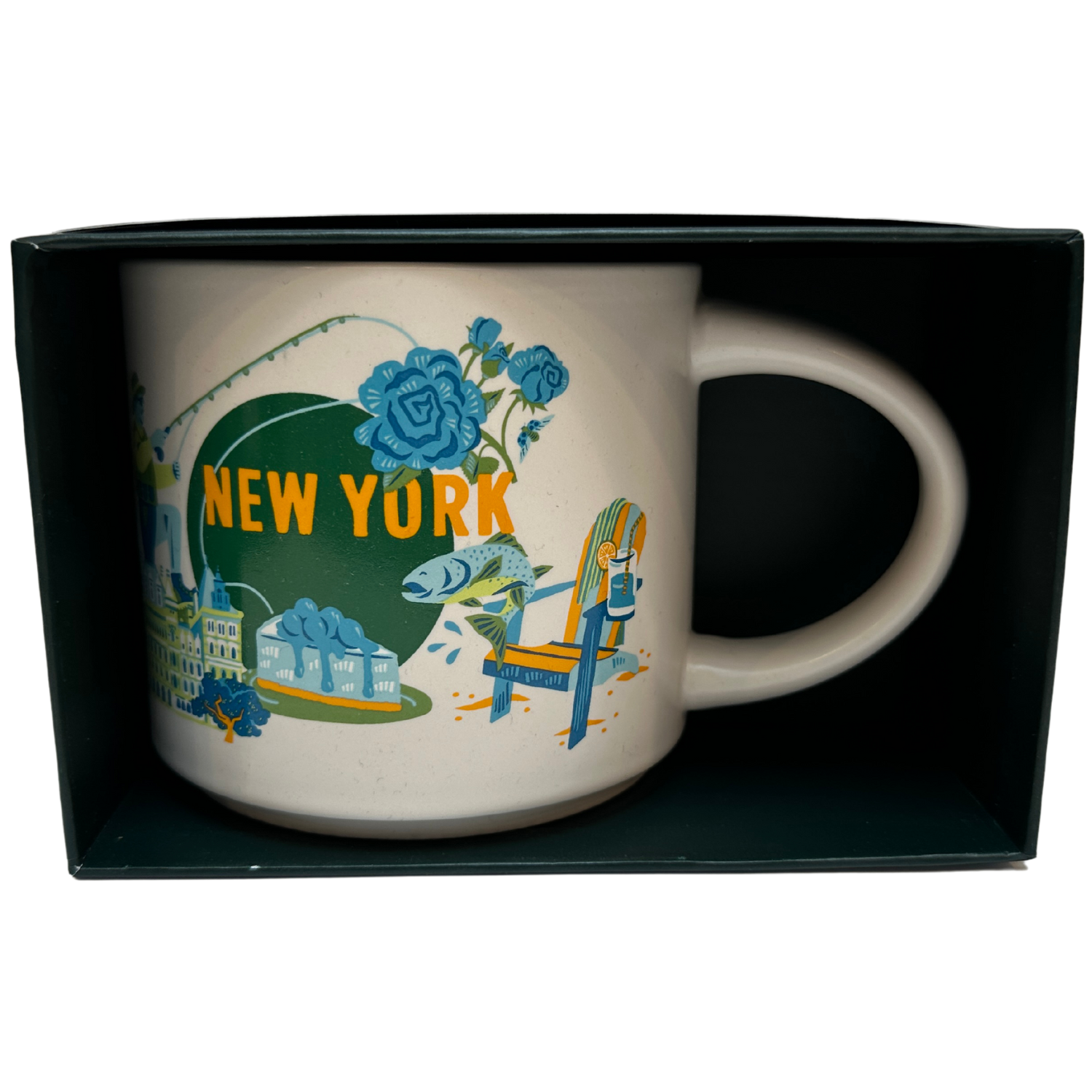 Starbucks Discovery Series New York State Ceramic Mug, 14 Oz