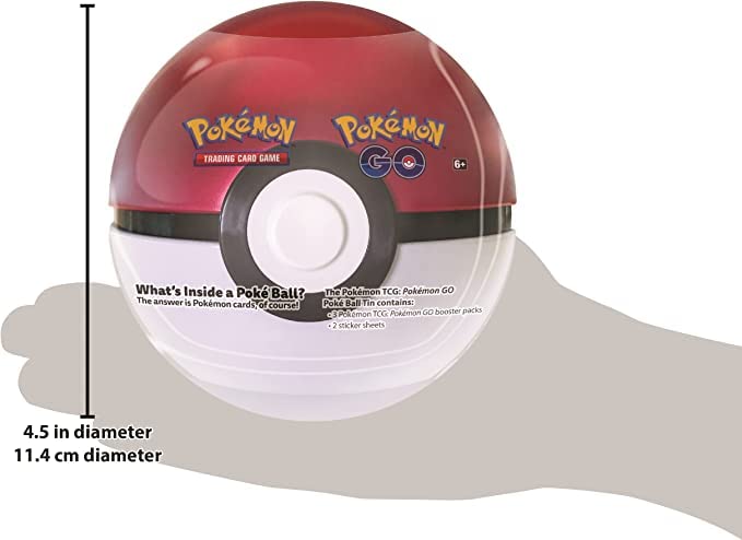 Pokemon TCG: Pokemon Go Poke Ball Tin - Red