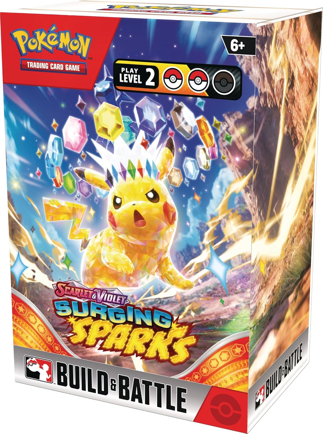 Pokemon Scarlet & Violet Surging Sparks Build & Battle Box