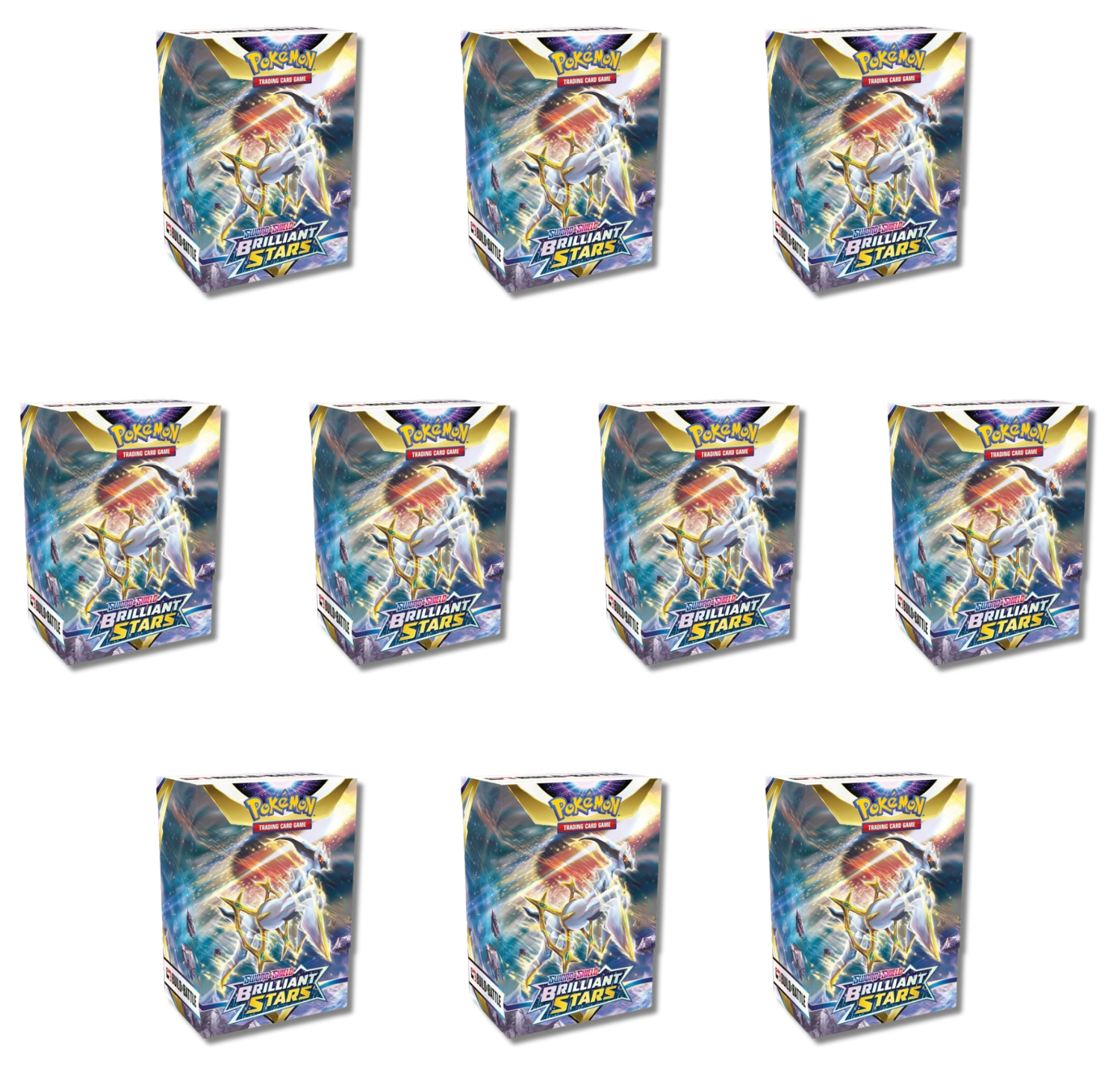 Pokemon Sword & Shield Brilliant Stars | Build & Battle Box (Pack of 10)