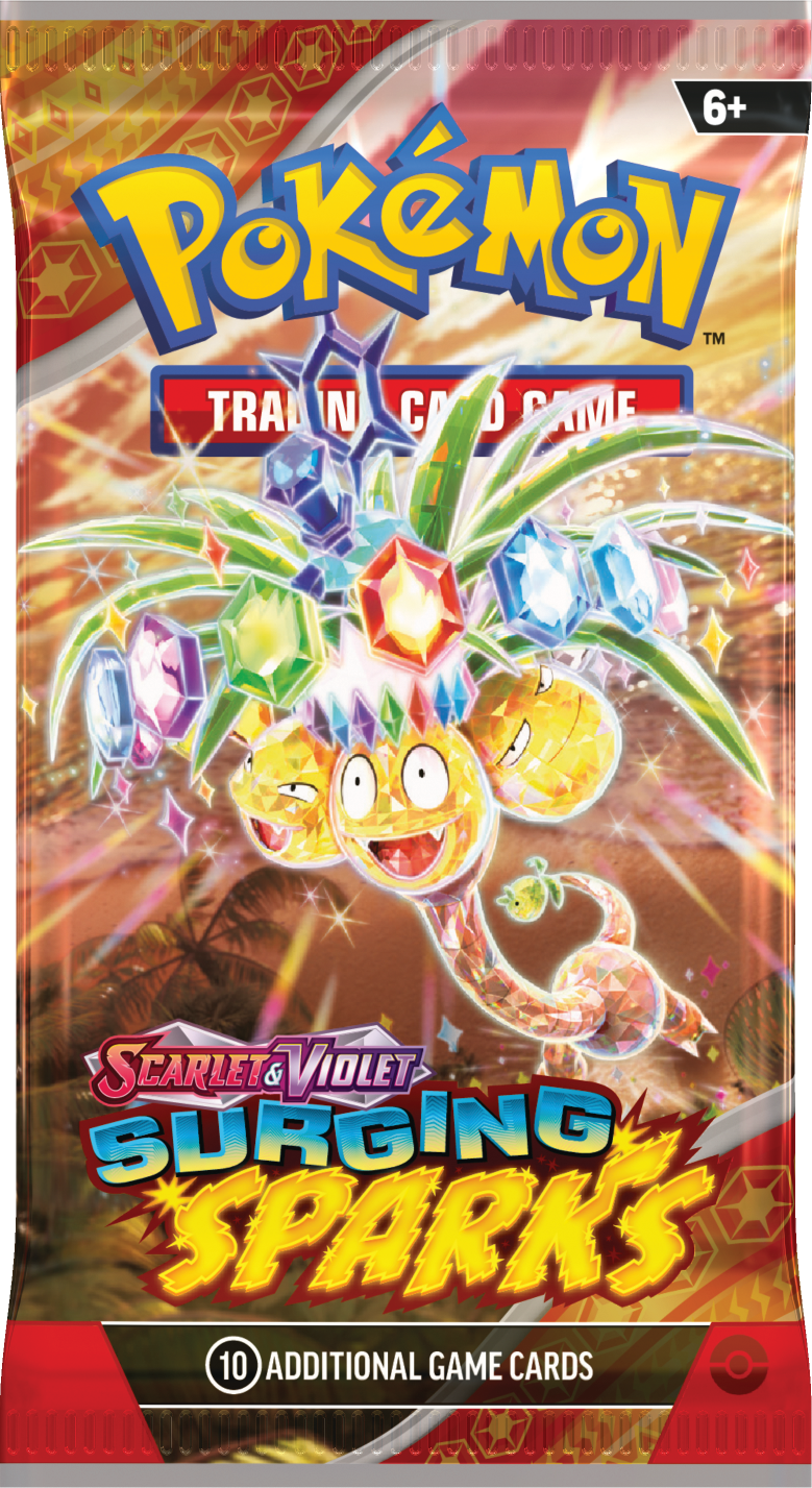 Pokemon Scarlet & Violet Surging Sparks Booster Pack | Alolan Exeggutor