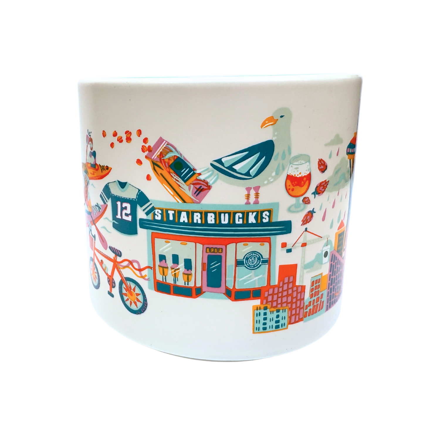 Starbucks Discovery Series Seattle Ceramic Mug, 14 Oz