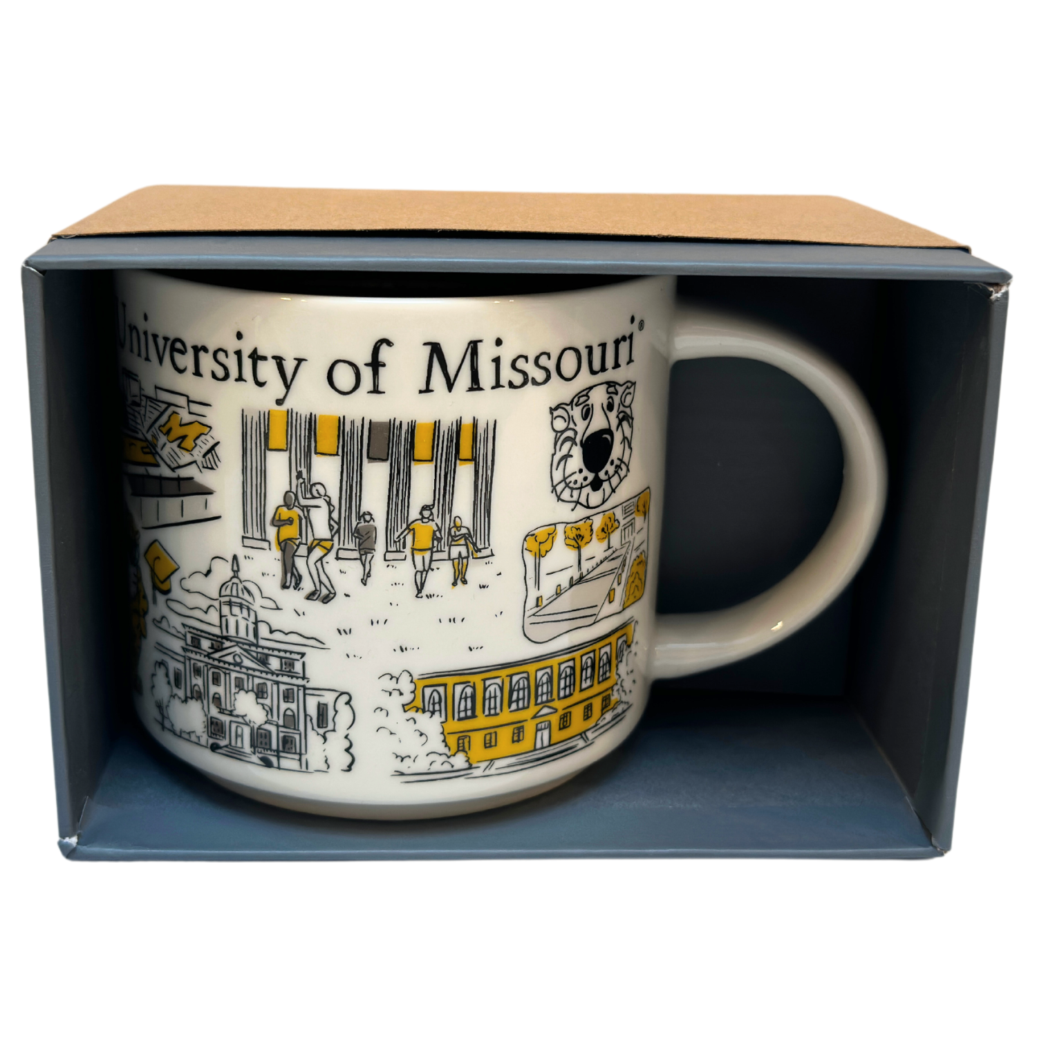 Starbucks Been There Series Campus Collection University of Missouri Ceramic Mug, 14 Oz