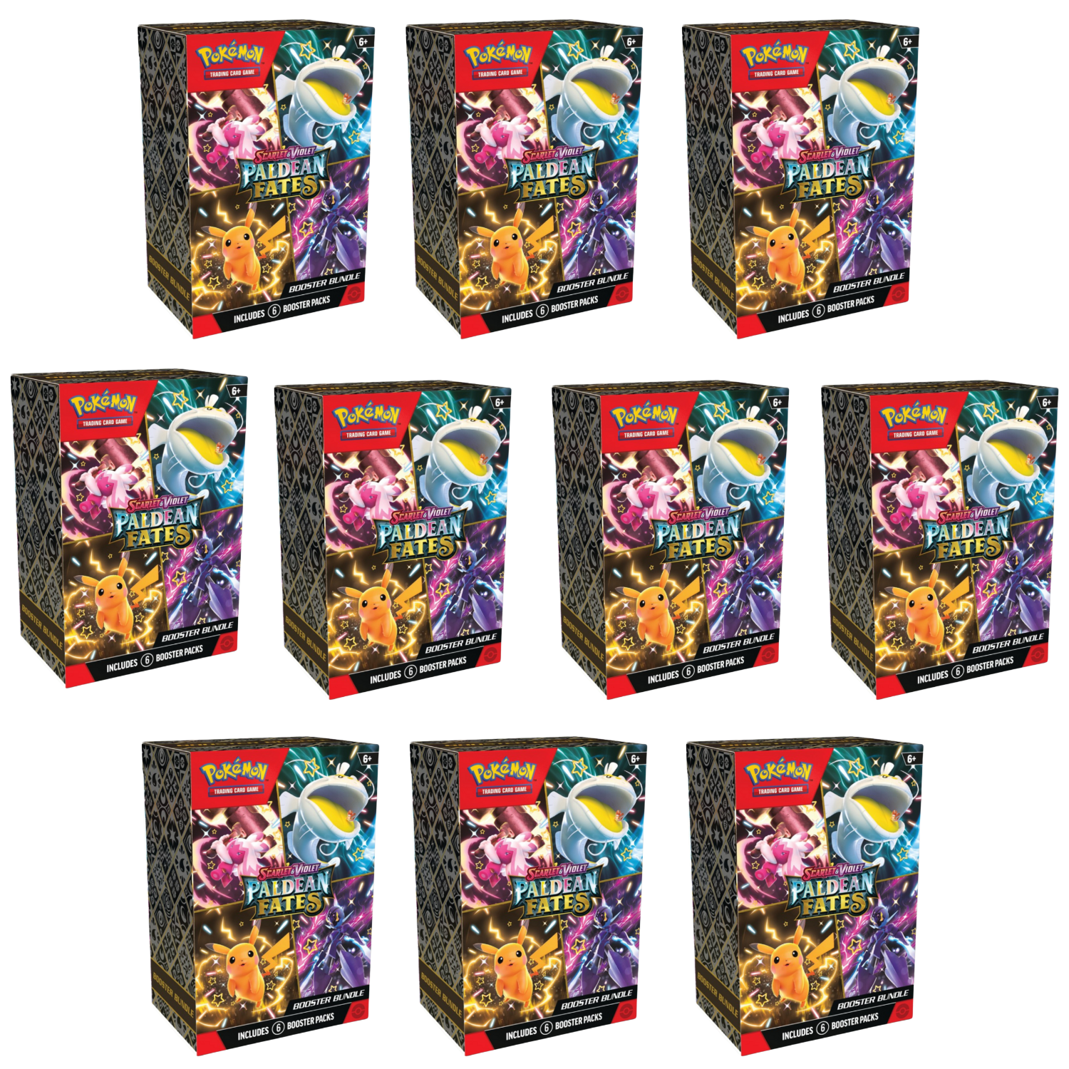 Pokemon Scarlet & Violet Paldean Fates Booster Bundle (10-Pack)