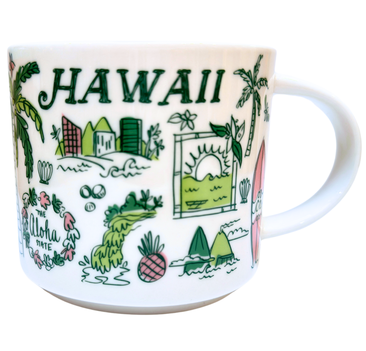 Starbucks Been There Series Hawaii Ceramic Mug, 14 Oz