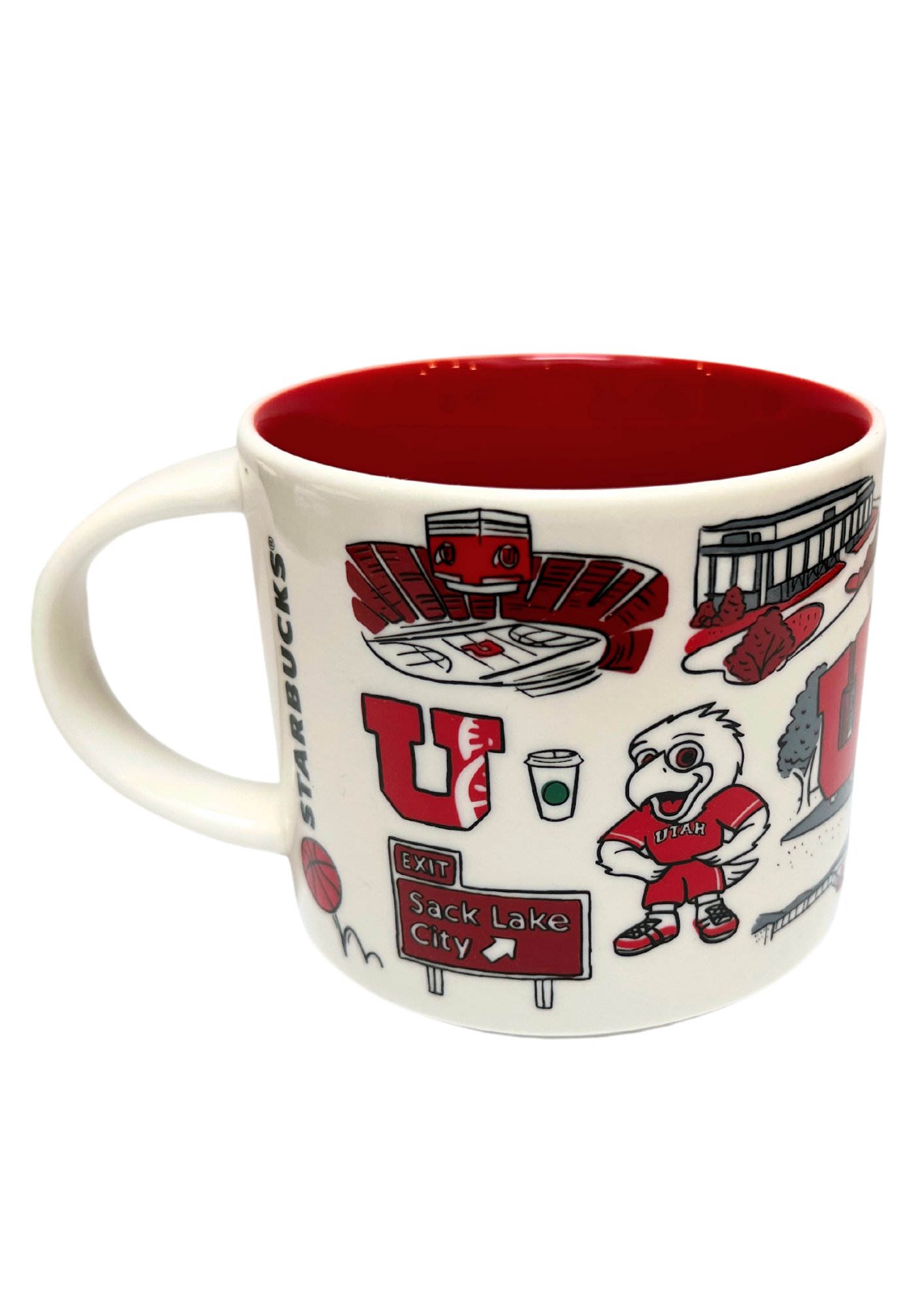 Starbucks Been There Series Campus Collection The University of Utah Ceramic Mug, 14 Oz