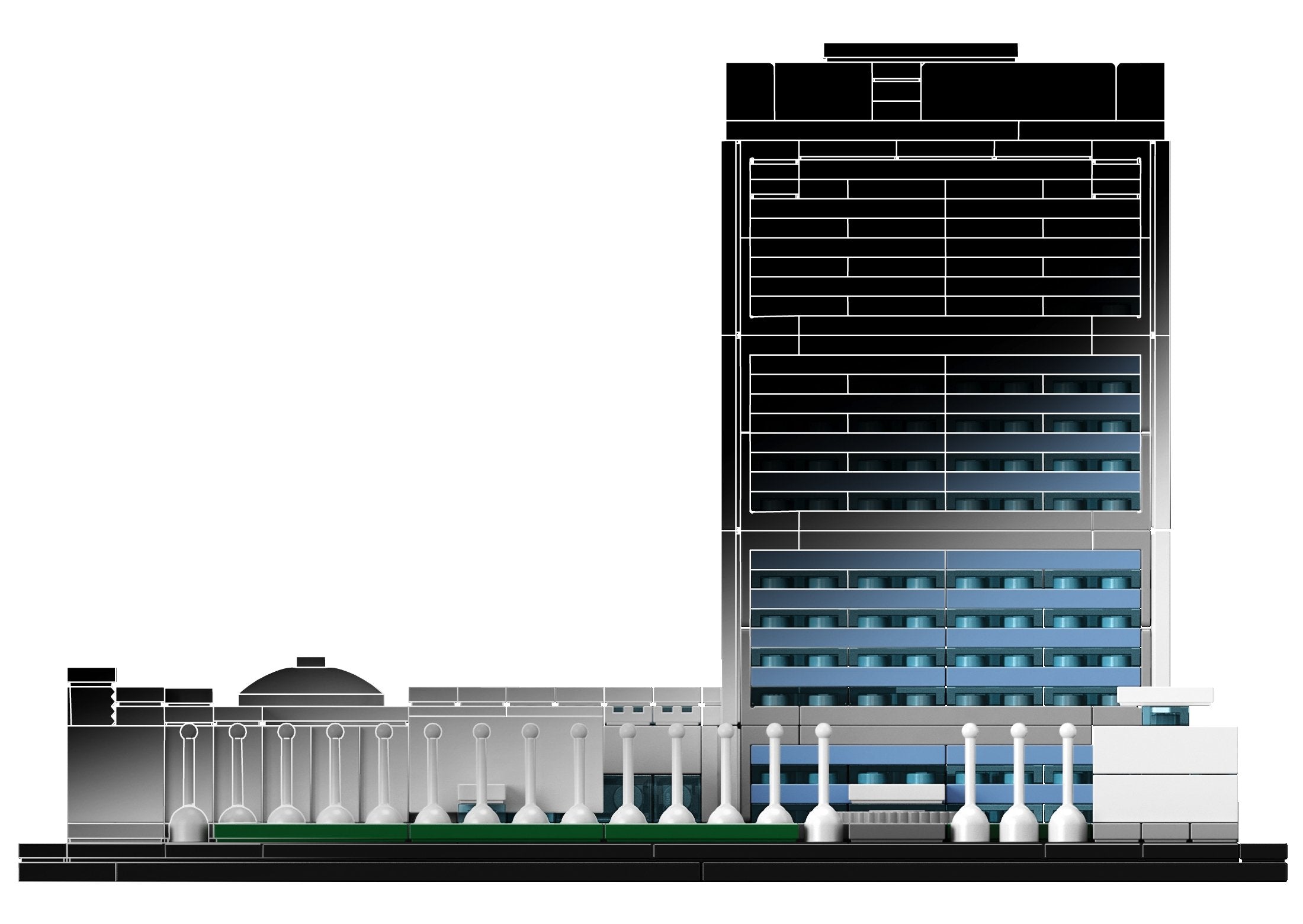 LEGO Architecture United Nations Headquarters 21018