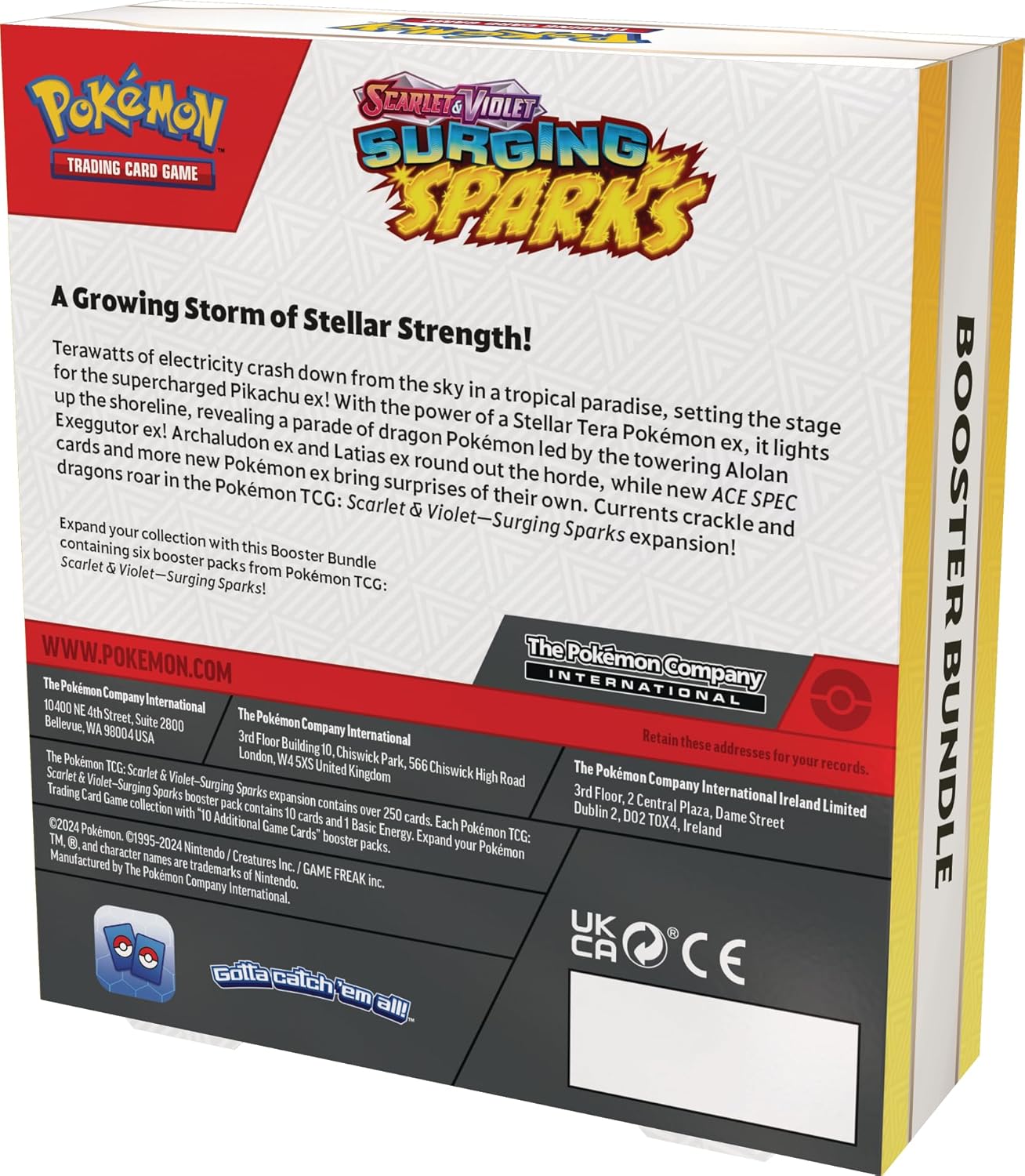 Pokemon Scarlet & Violet Surging Sparks Booster Bundle