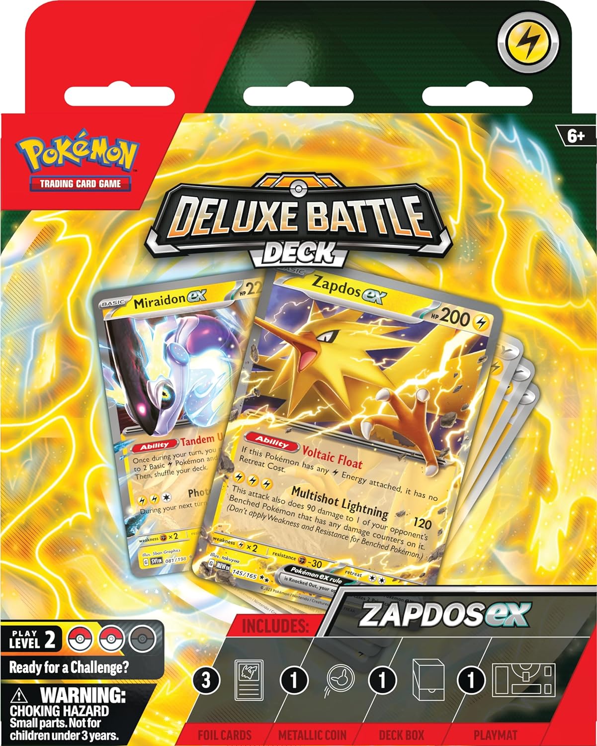 Pokemon Zapdos ex Deluxe Battle Deck