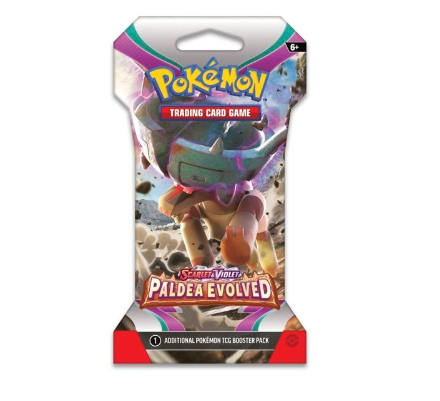 Pokemon Scarlet & Violet Paldea Evolved | 5 Sleeved Boosters Packs (Artwork Pack)