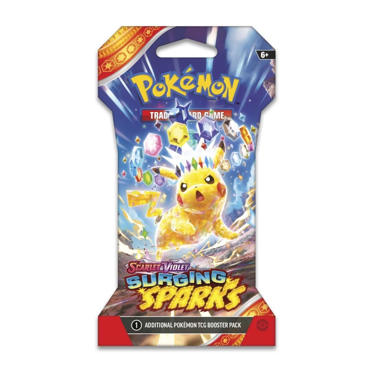 Pokemon Scarlet & Violet Surging Sparks | 6 Sleeved Boosters Packs