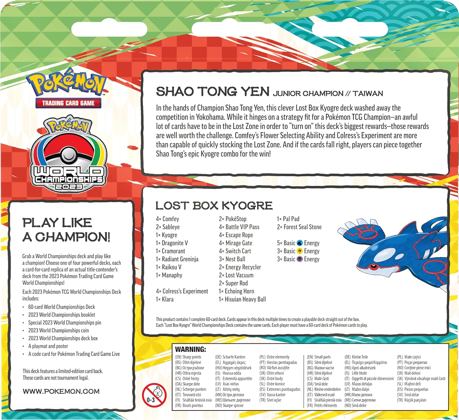 Pokemon World Championships 2023 Deck | Shao Tong Yen