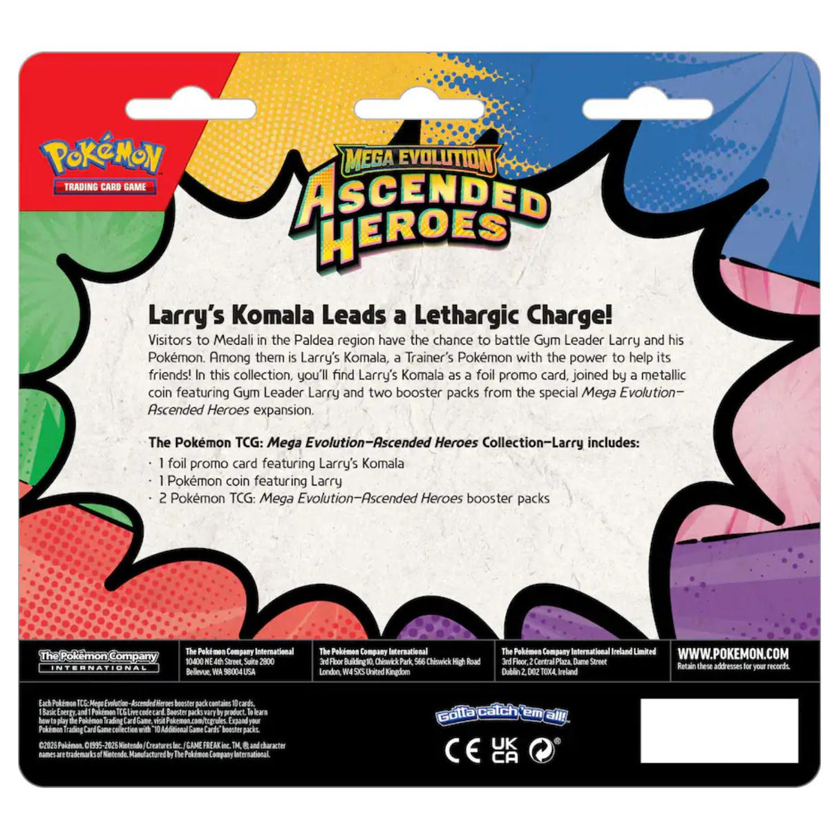 Pokemon ME2.5 Ascended Heroes 2-Pack Blister | Larry