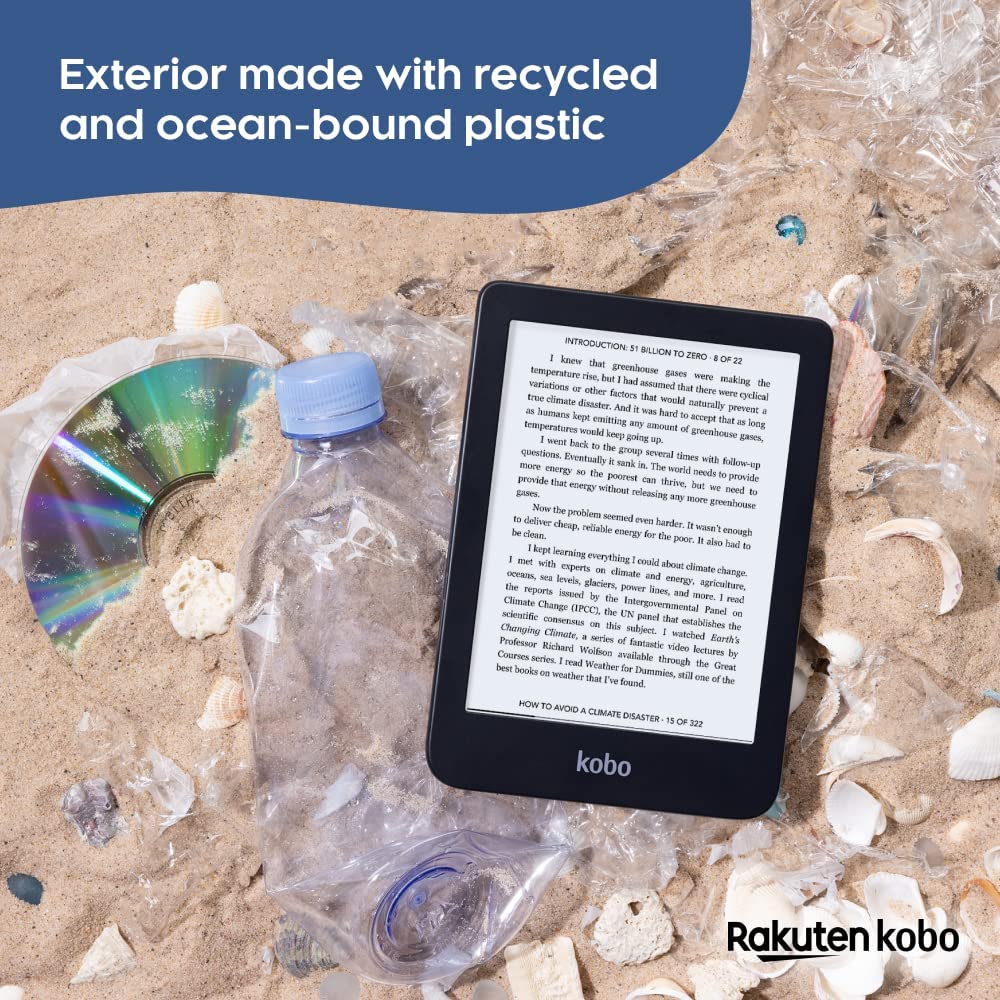 Kobo Clara 2E | eReader | Glare-Free 6” HD Touchscreen | WiFi | 16GB of Storage | Carta E Ink Technology | Waterproof (Open Box, Like New)