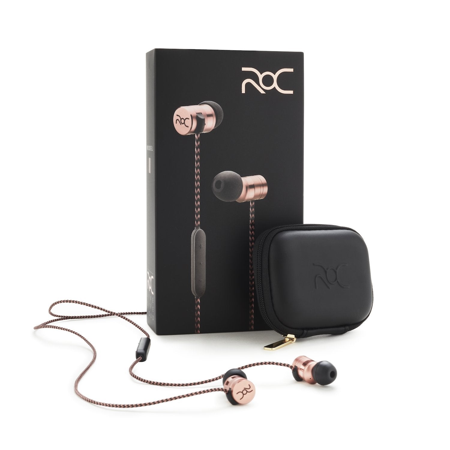 ROC Wired Microphone Earbuds Copper (Model III - Copper) by Cristiano Ronaldo