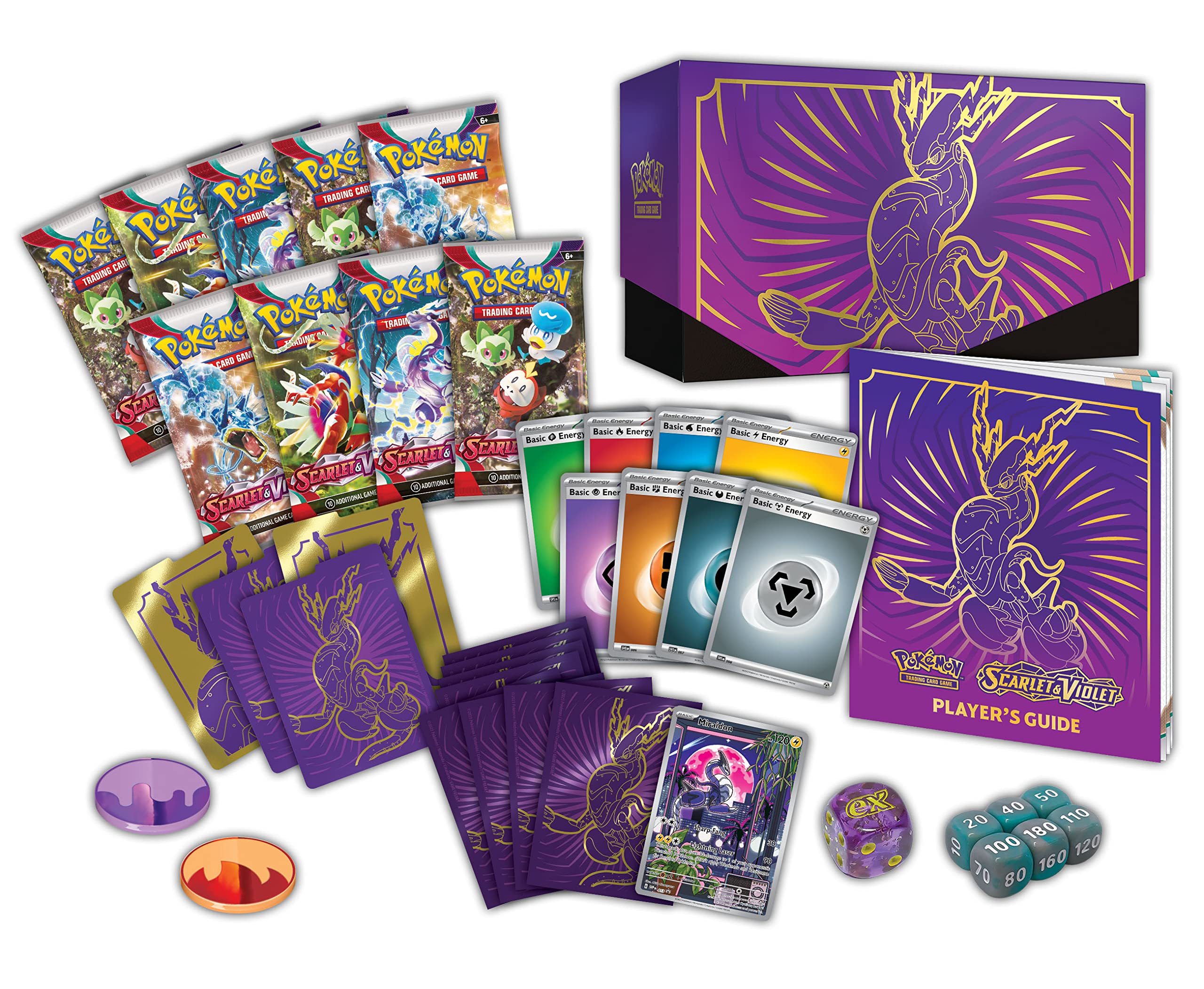 Pokemon Scarlet & Violet Elite Trainer Box - Miraidon Purple