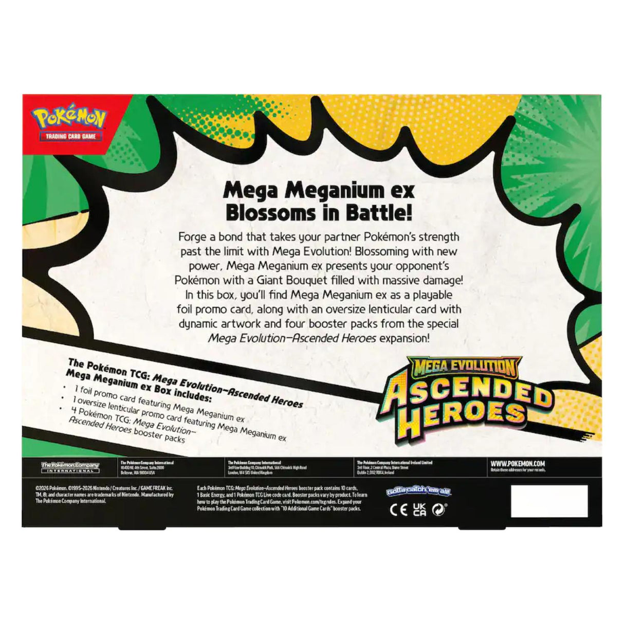 Pokemon ME2.5 Ascended Heroes ex Box | Mega Meganium ex