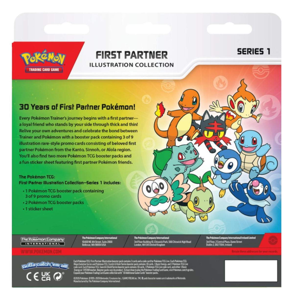 Pokemon TCG First Partner Illustration Collection