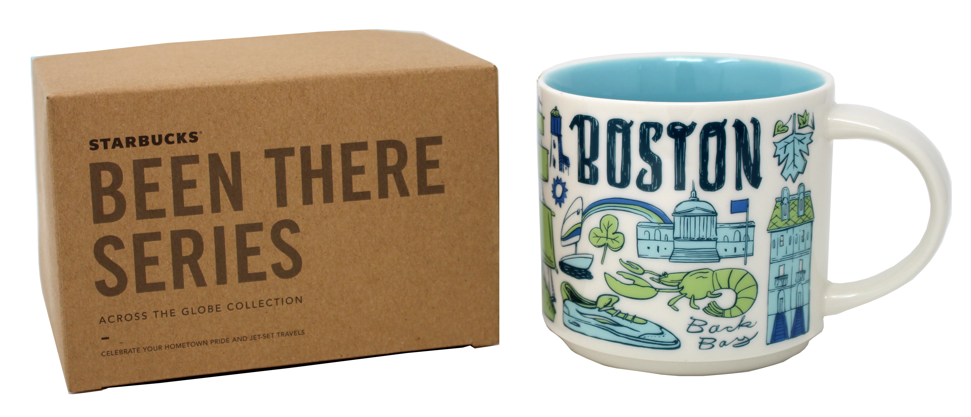 Starbucks Been There Series Boston Ceramic Mug, 14 Oz