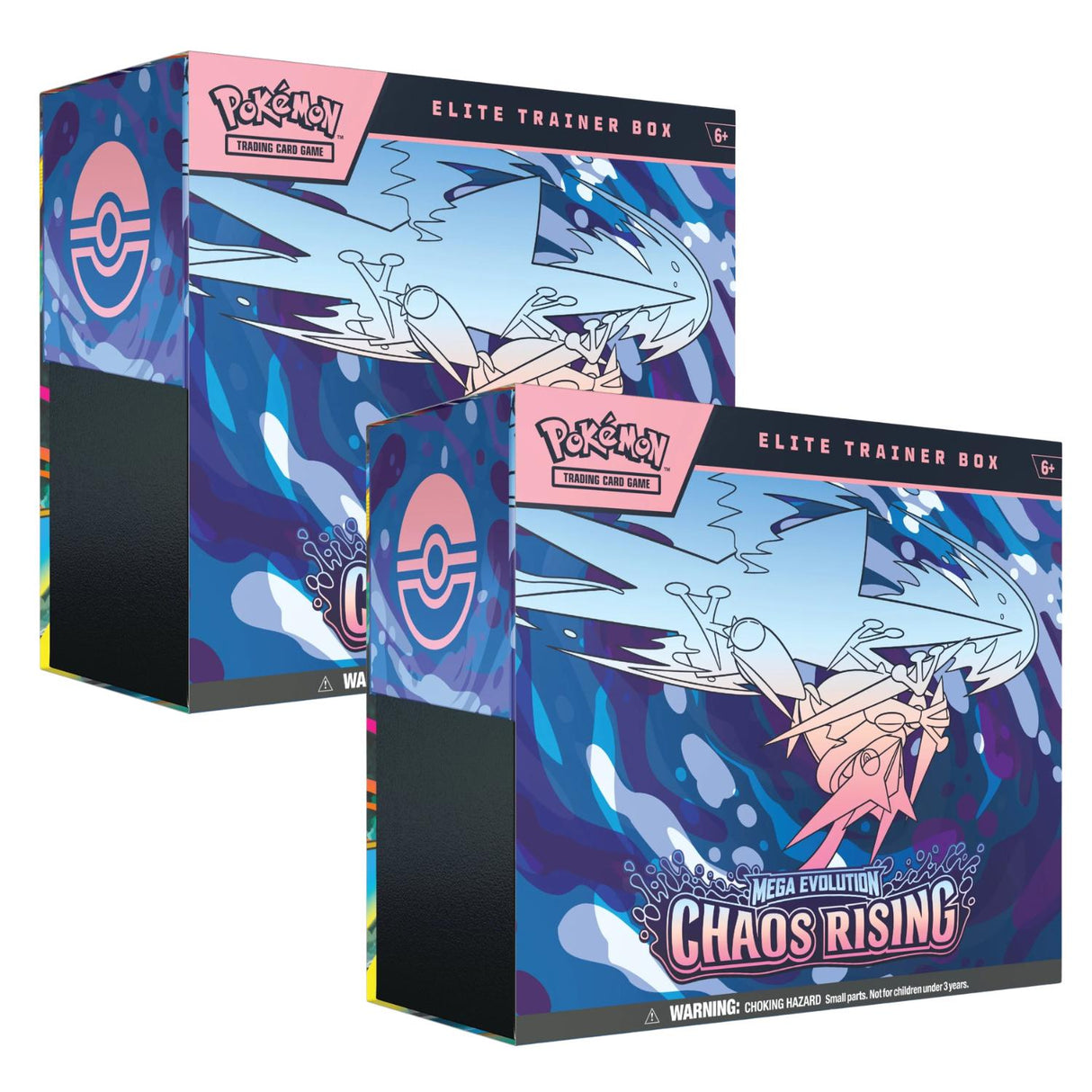 Pokemon ME4 Mega Evolution Chaos Rising Elite Trainer Boxes (2-Pack)